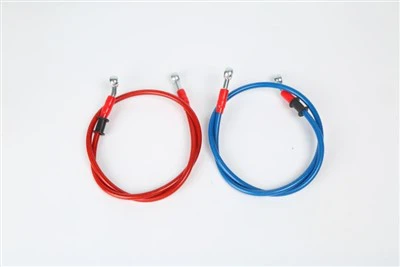 Τροποποίηση Αξεσουάρ Φρμάτινα στο δίσκο αντλιοστάσιο φρένο φρένο χάλυβα χαλύβδινο καλώδιο από καουτσούκ μανίκι φρένων πετρελαίου Universal